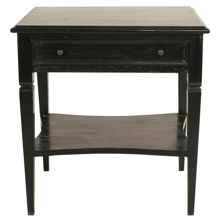 Oxford 1-Drawer Side Table-Noir-NOIR-GTAB247HB-Side TablesBlack-2-France and Son