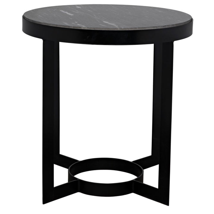 Parker Side Table-Noir-NOIR-GTAB333-ML-Side TablesBlack Metal-2-France and Son