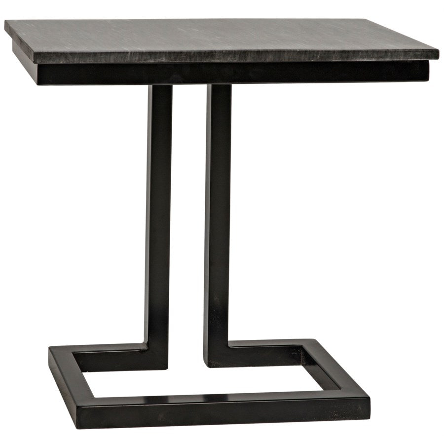 Alonzo Side Table-Noir-NOIR-GTAB359-ML-Side TablesBlack Metal-2-France and Son