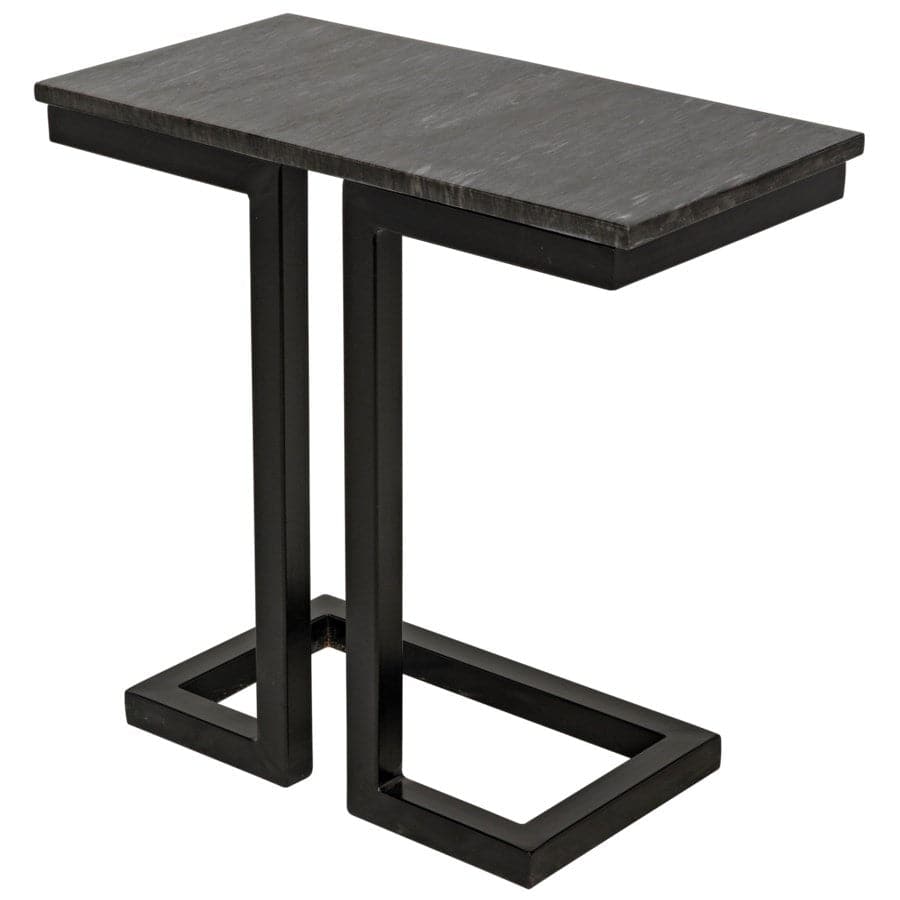 Alonzo Side Table-Noir-NOIR-GTAB359-ML-Side TablesBlack Metal-5-France and Son