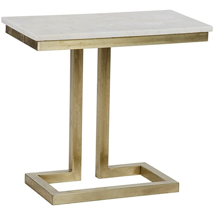 Alonzo Side Table-Noir-NOIR-GTAB359MB-Side TablesAntique Brass-6-France and Son
