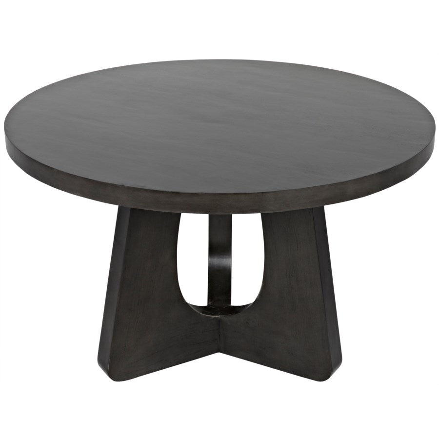Nobuko Dining Table-Noir-NOIR-GTAB508P-48-Dining Tables-2-France and Son