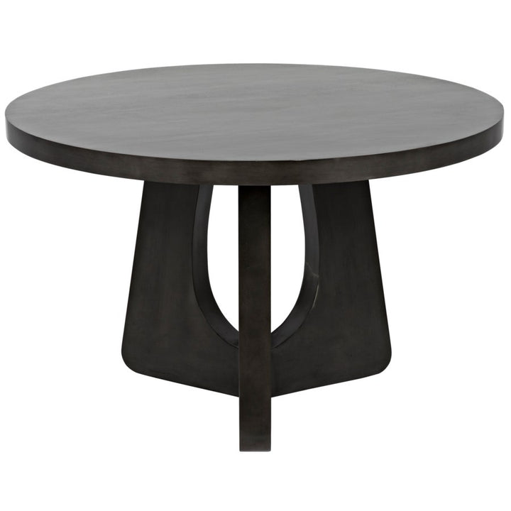 Nobuko Dining Table-Noir-NOIR-GTAB508P-48-Dining Tables-3-France and Son