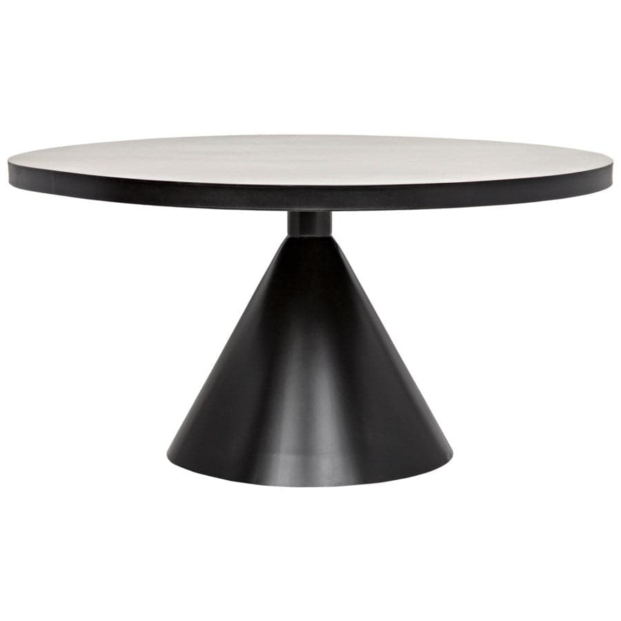 Cone Dining Table-Noir-NOIR-GTAB523MTB-Dining Tables-4-France and Son