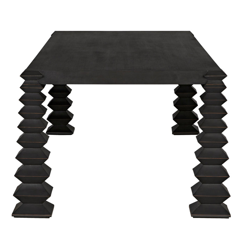 Brancusi Table-Noir-NOIR-GTAB579P-Dining Tables-4-France and Son