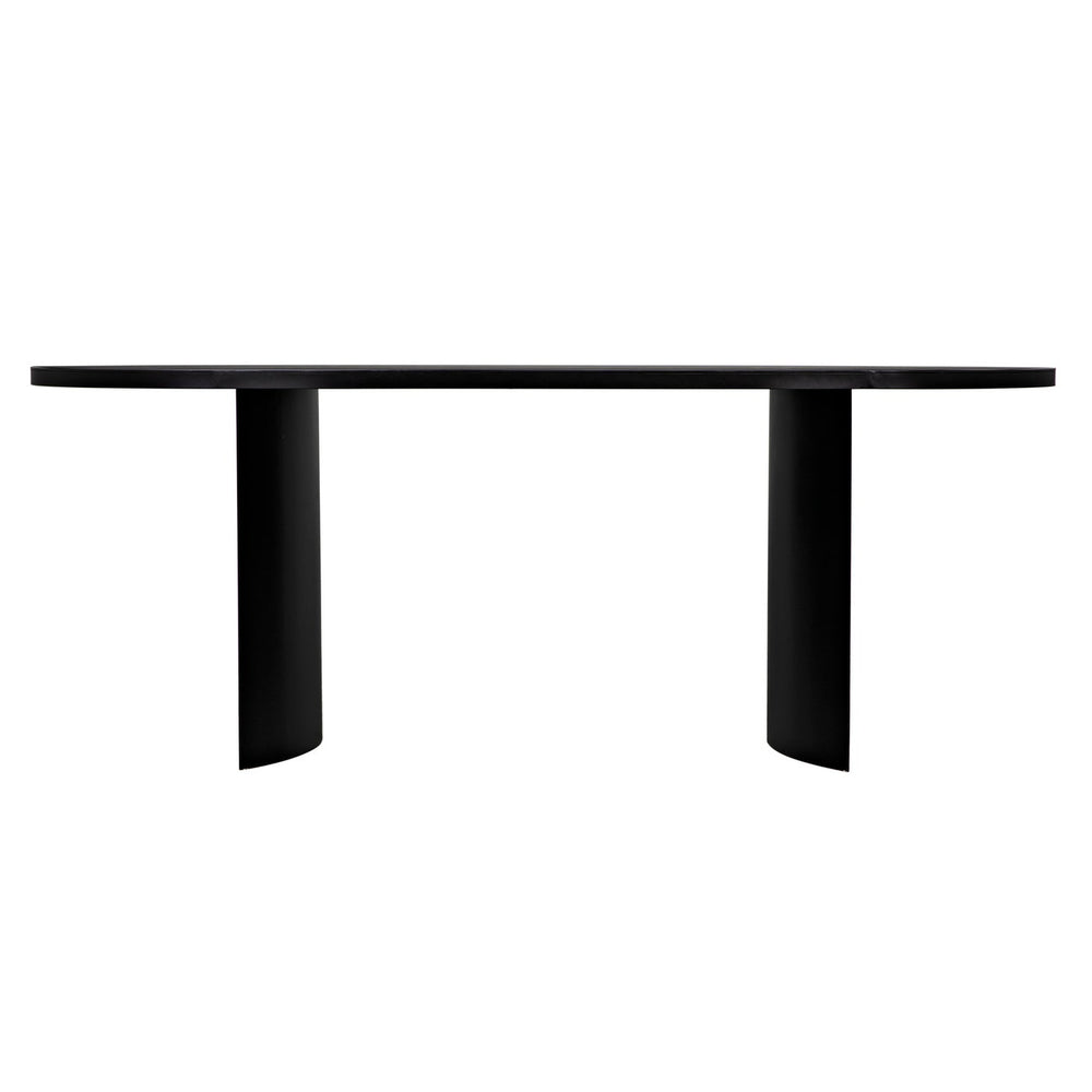Concave Table-Noir-NOIR-GTAB587MTB-Dining Tables-2-France and Son