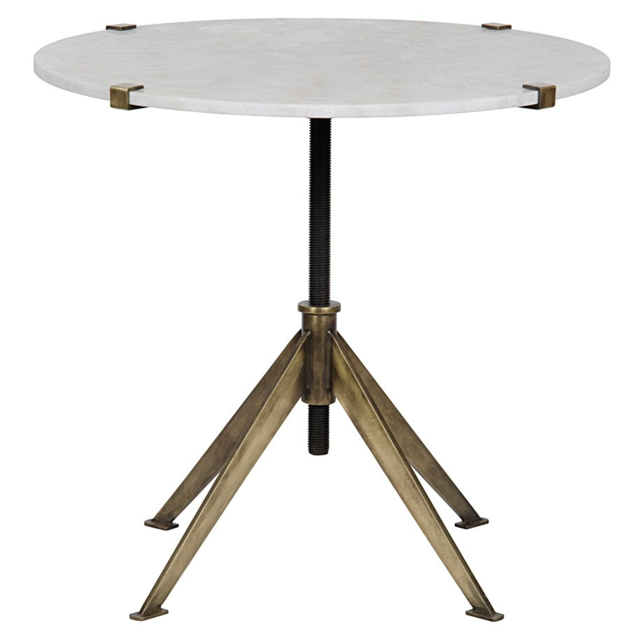 Edith Adjustable Side Table HDR-Noir-NOIR-GTAB679MB-L-Side TablesAntique Brass-Large-1-France and Son