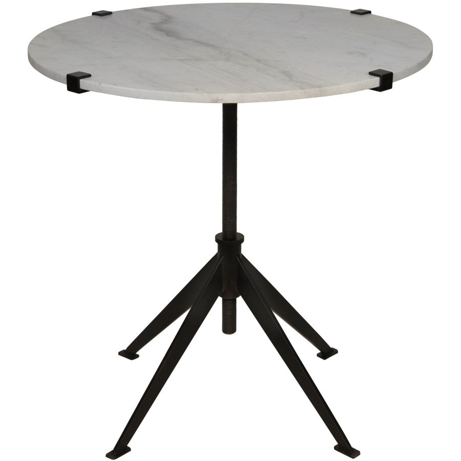 Edith Adjustable Side Table HDR-Noir-NOIR-GTAB679MTB-L-Side TablesBlack Metal-Large-2-France and Son