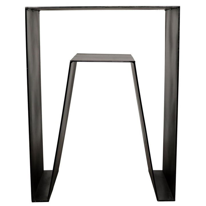 Quintin Side Table, Black Metal-Noir-NOIR-GTAB838MTB-Side Tables-3-France and Son