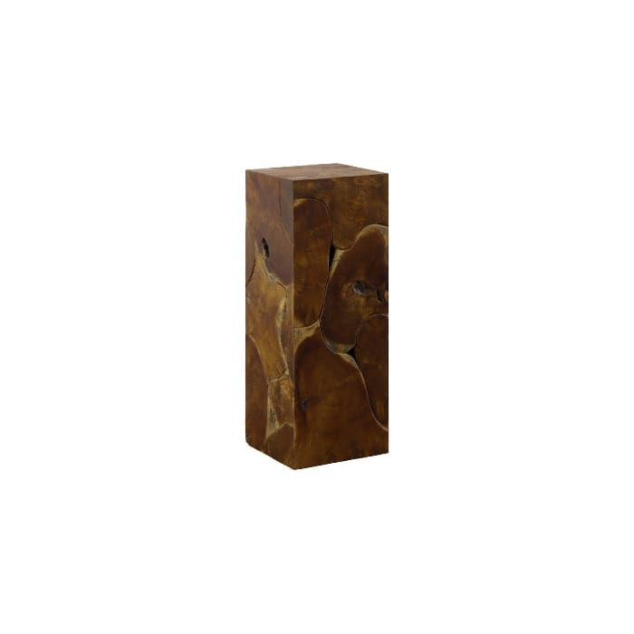 Teak Slice Pedestal-Phillips Collection-PHIL-ID65139-Side TablesMedium-3-France and Son