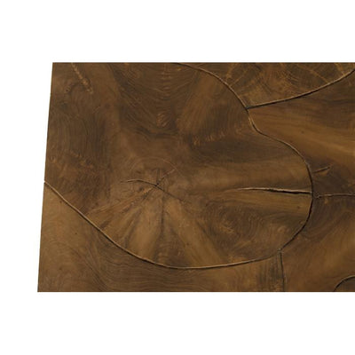 Teak Puzzle Coffee Table-Phillips Collection-PHIL-ID75936-Coffee TablesRectangle-7-France and Son