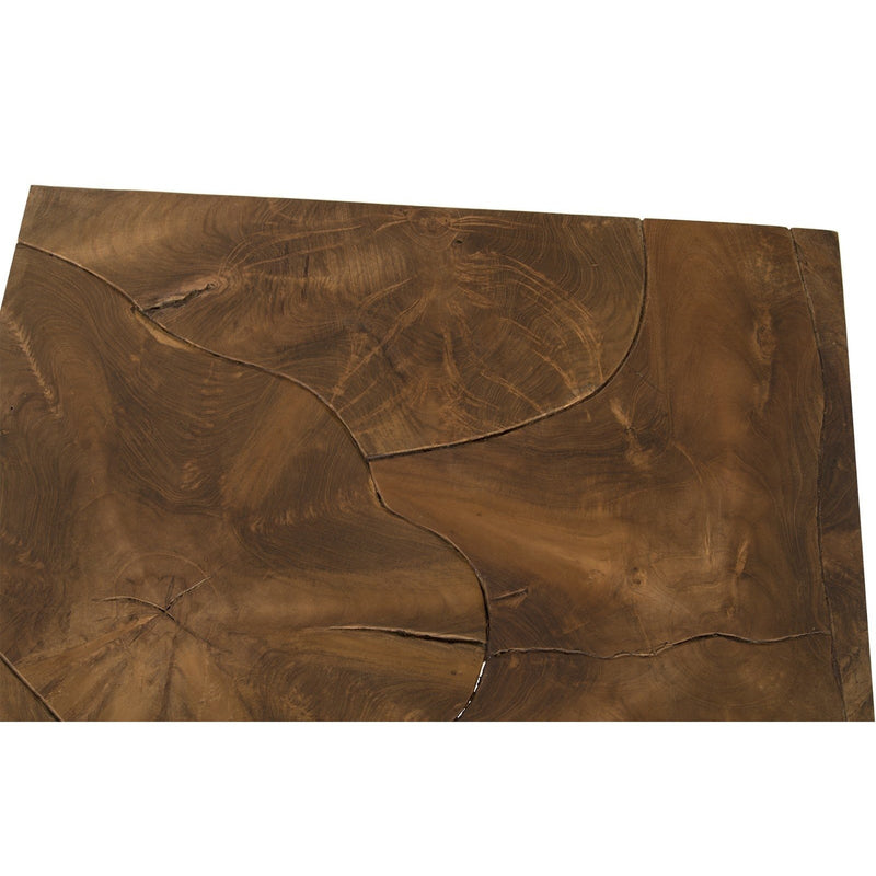 Teak Puzzle Coffee Table-Phillips Collection-PHIL-ID75936-Coffee TablesRectangle-6-France and Son