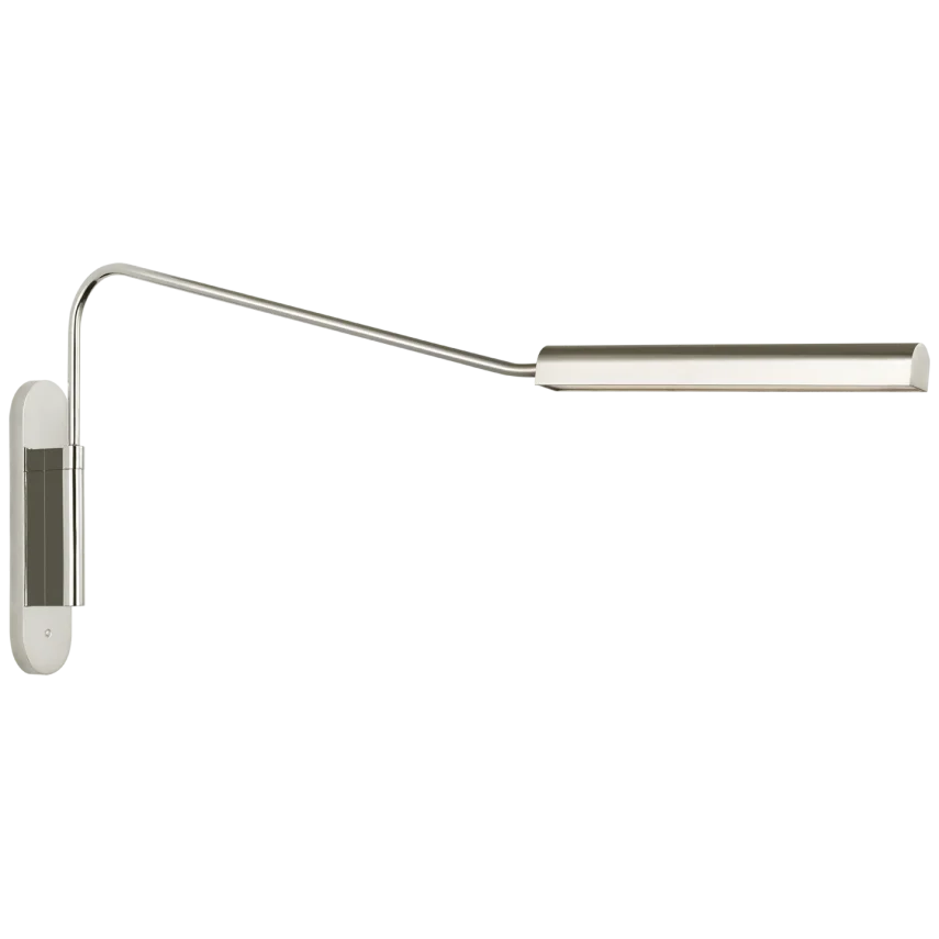 Audy Large Articulating Wall Light-Visual Comfort-VISUAL-IKF 2351PN-Wall LightingPolished Nickel-7-France and Son