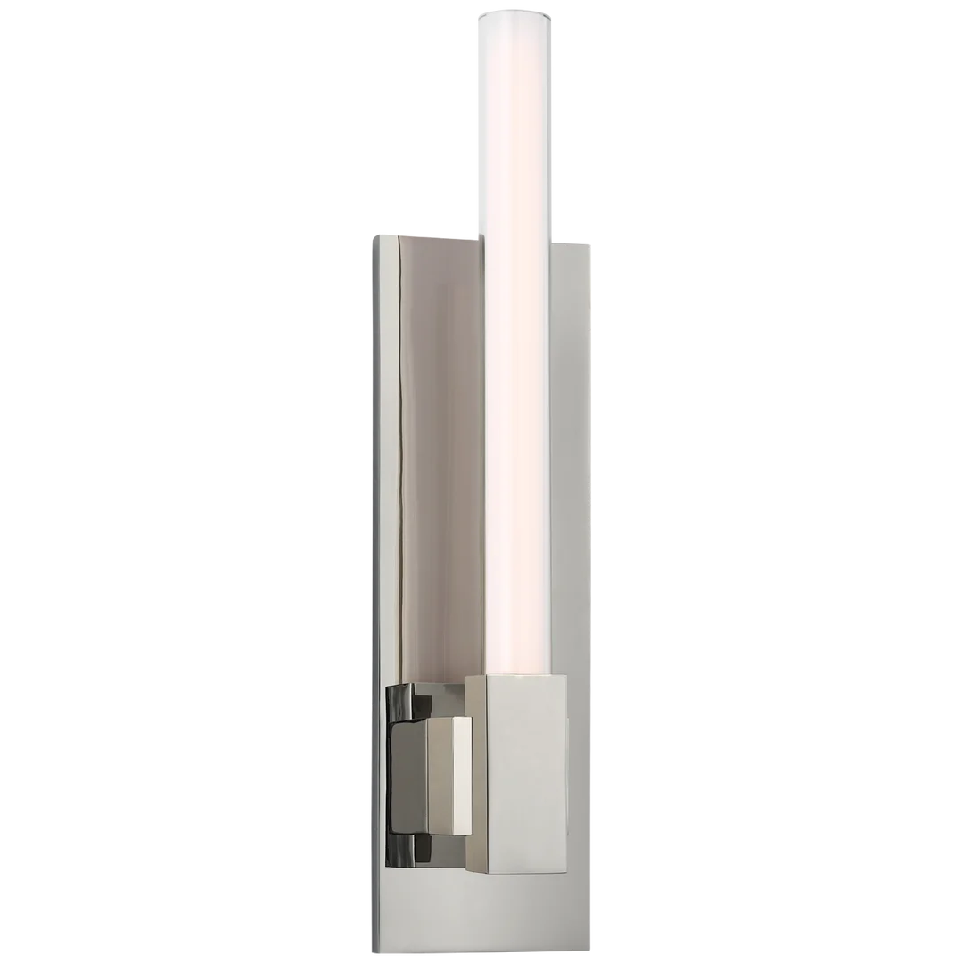 Myra Small Reflector Sconce-Visual Comfort-VISUAL-IKF 2360PN-WG-Outdoor Wall SconcesPolished Nickel-2-France and Son