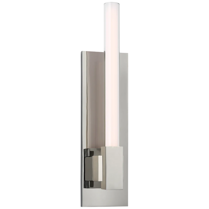 Myra Small Reflector Sconce-Visual Comfort-VISUAL-IKF 2360PN-WG-Outdoor Wall SconcesPolished Nickel-2-France and Son