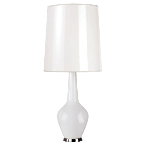 Jonathan Adler Capri White Cased Glass Table Lamp-Robert Abbey Fine Lighting-ABBEY-WH730-Table Lamps-1-France and Son