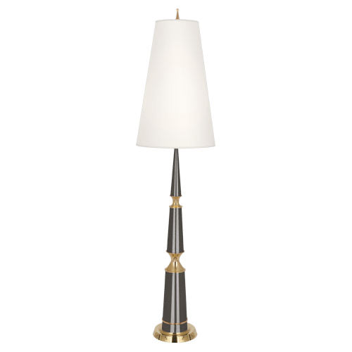 Jonathan Adler Versailles Floor Lamp-Robert Abbey Fine Lighting-ABBEY-A902X-Floor LampsAsh Lacquered / Fondie Shades-3-France and Son