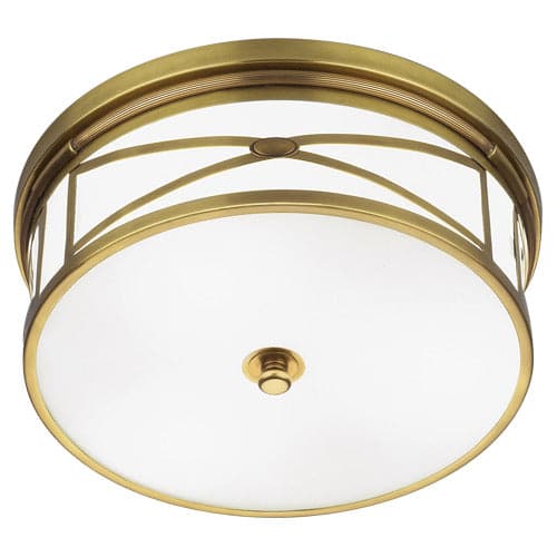 Chase Flushmount-Robert Abbey Fine Lighting-ABBEY-1985-Flush MountsAntique Brass Finish-4-France and Son