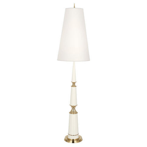 Jonathan Adler Versailles Floor Lamp-Robert Abbey Fine Lighting-ABBEY-W902X-Floor LampsLily Lacquered / Fondie Shades-8-France and Son