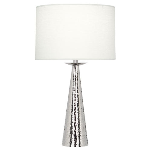 Dal Tapered Table Lamp-Robert Abbey Fine Lighting-ABBEY-S9869-Table LampsPolished Nickel Finish-4-France and Son