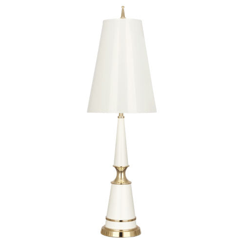 Jonathan Adler Versailles Table Lamp-Robert Abbey Fine Lighting-ABBEY-W901X-Table LampsLily Lacquered / Lily Parchment Shades-8-France and Son