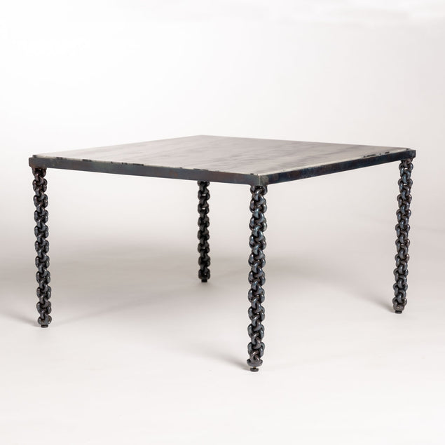 Braid Coffee Table-Gold Leaf Design Group-GOLDL-IR9323-28-Coffee Tables-1-France and Son