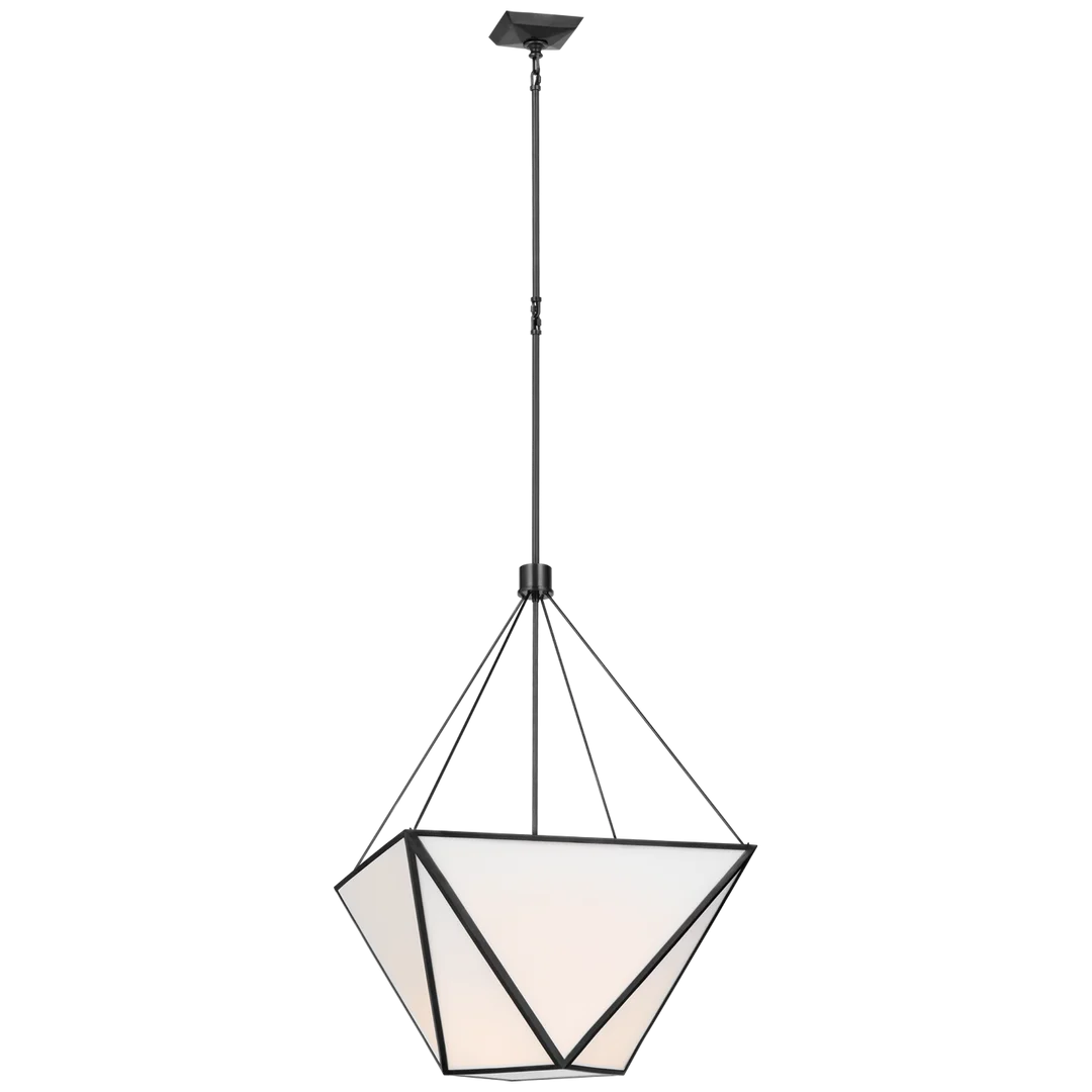 Loney Large Lantern-Visual Comfort-VISUAL-JN 5241BZ-WG-Outdoor LanternsBronze-1-France and Son