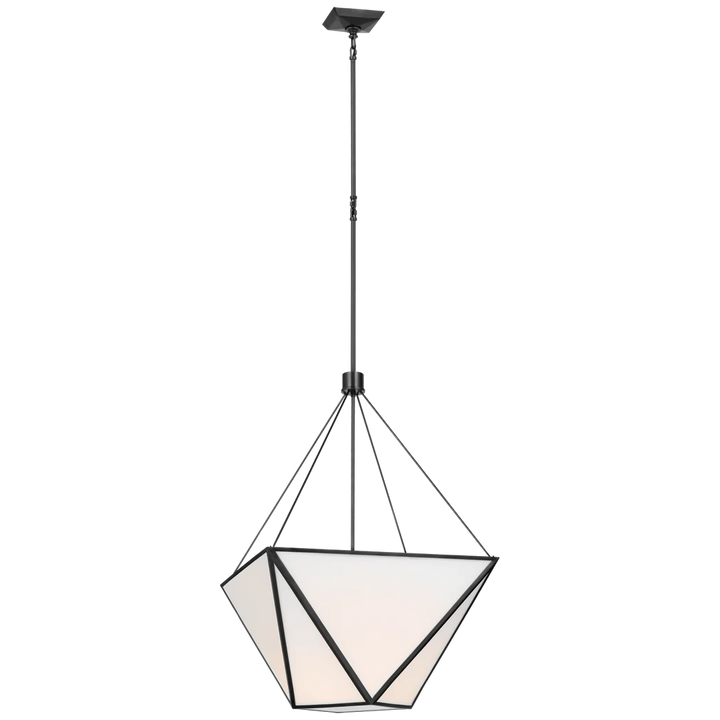 Loney Large Lantern-Visual Comfort-VISUAL-JN 5241BZ-WG-Outdoor LanternsBronze-1-France and Son