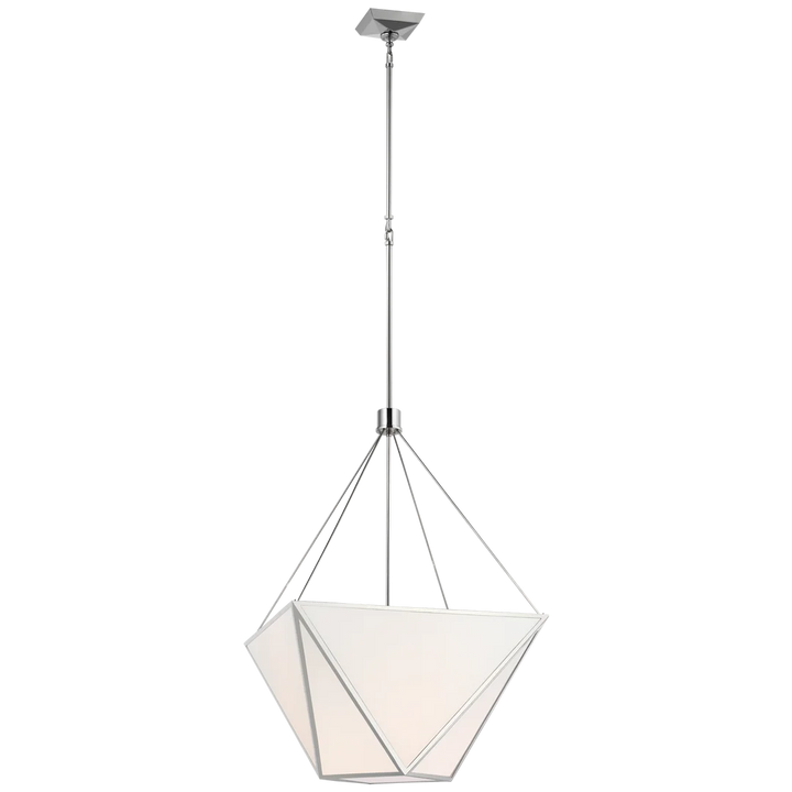 Loney Large Lantern-Visual Comfort-VISUAL-JN 5241PN-WG-Outdoor LanternsPolished Nickel-3-France and Son