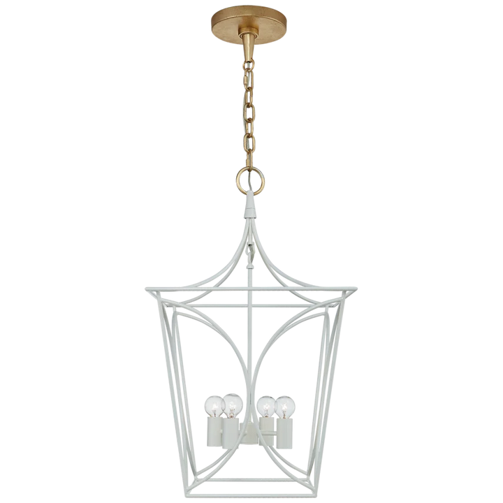 Cavabiru Lantern-Visual Comfort-VISUAL-KS 5144LC/G-PendantsLight Cream-Small-8-France and Son