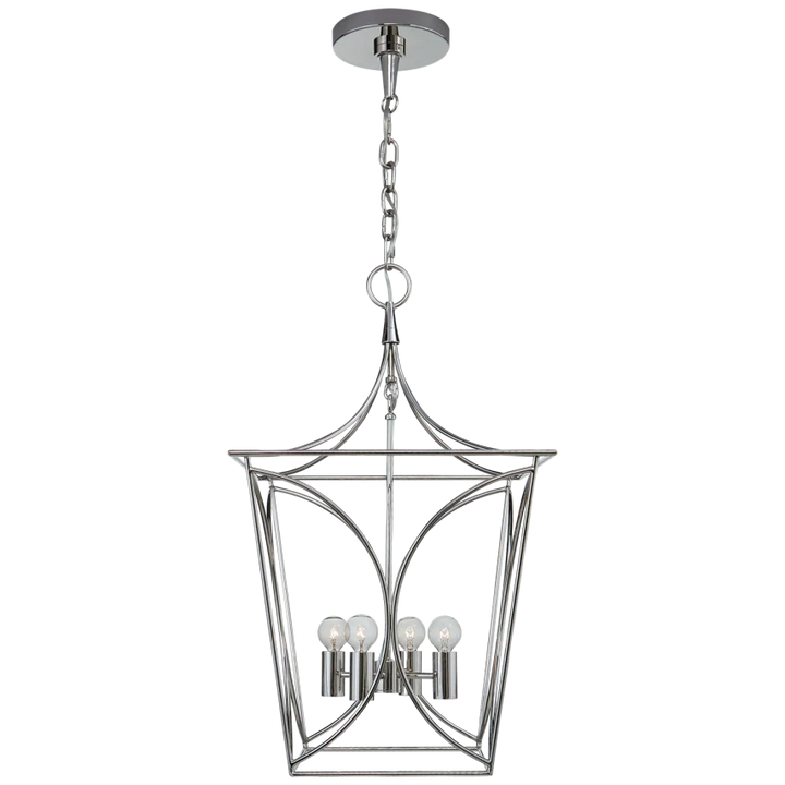 Cavabiru Lantern-Visual Comfort-VISUAL-KS 5144PN-PendantsPolished Nickel-Small-10-France and Son