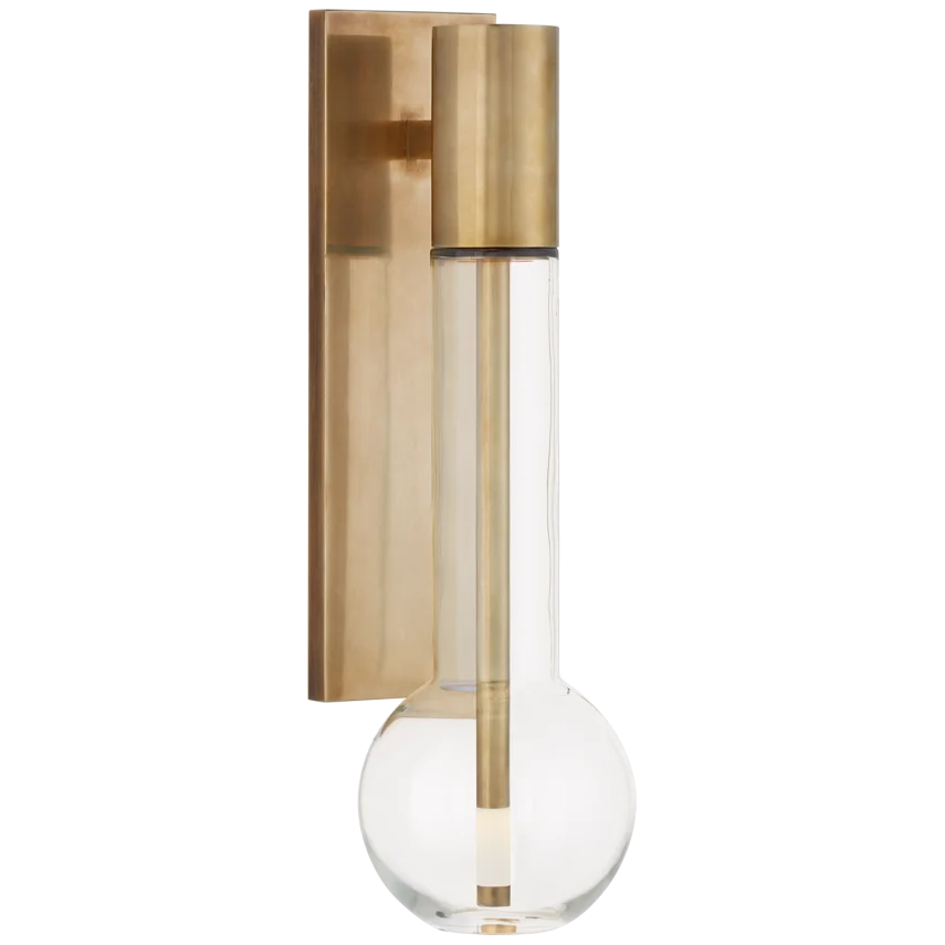 New Sims Bracketed Sconce-Visual Comfort-VISUAL-KW 2130AB-Wall LightingAntique-Burnished Brass-1-France and Son