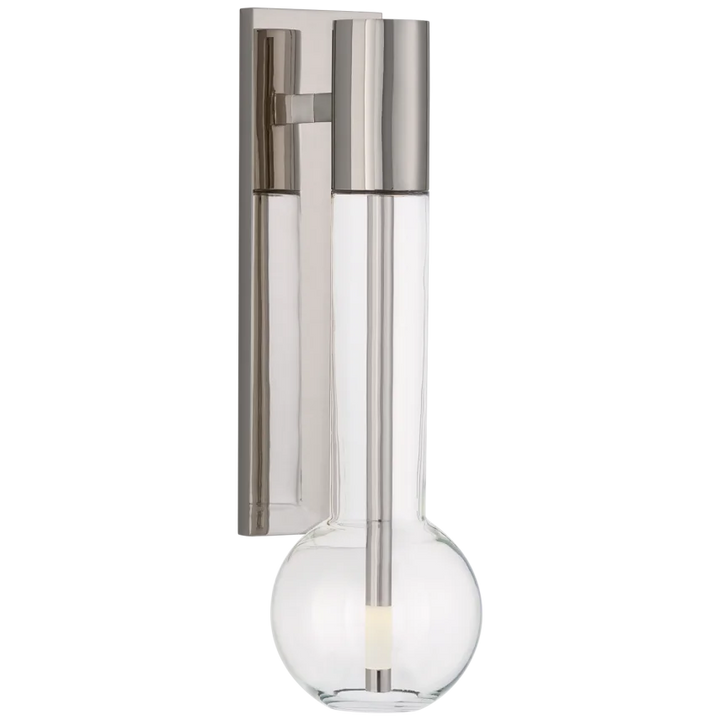 New Sims Bracketed Sconce-Visual Comfort-VISUAL-KW 2130PN-Wall LightingPolished Nickel-4-France and Son