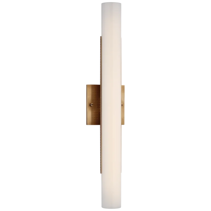 Precila 21" Bath Light-Visual Comfort-VISUAL-KW 2223AB-WG-Bathroom LightingAntique-Burnished Brass-1-France and Son