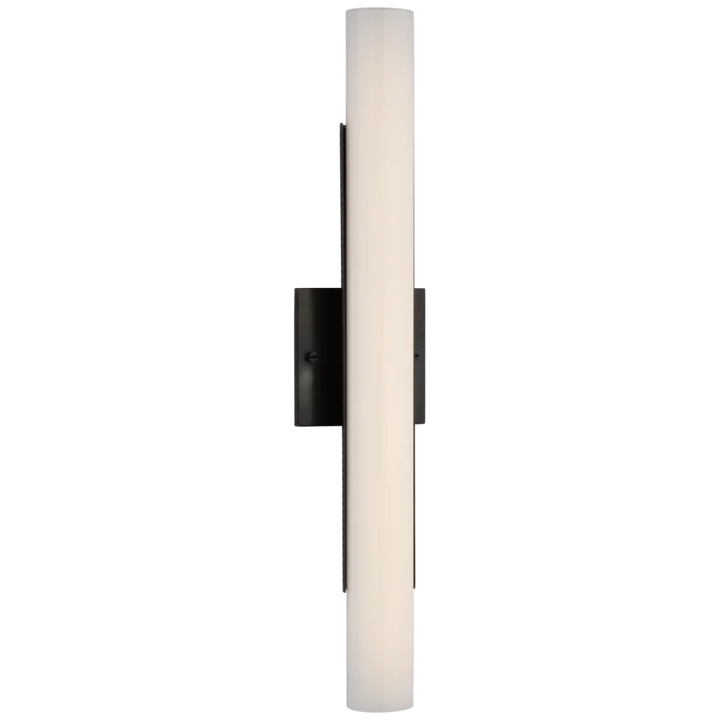 Precila 21" Bath Light-Visual Comfort-VISUAL-KW 2223BZ-WG-Bathroom LightingBronze-2-France and Son