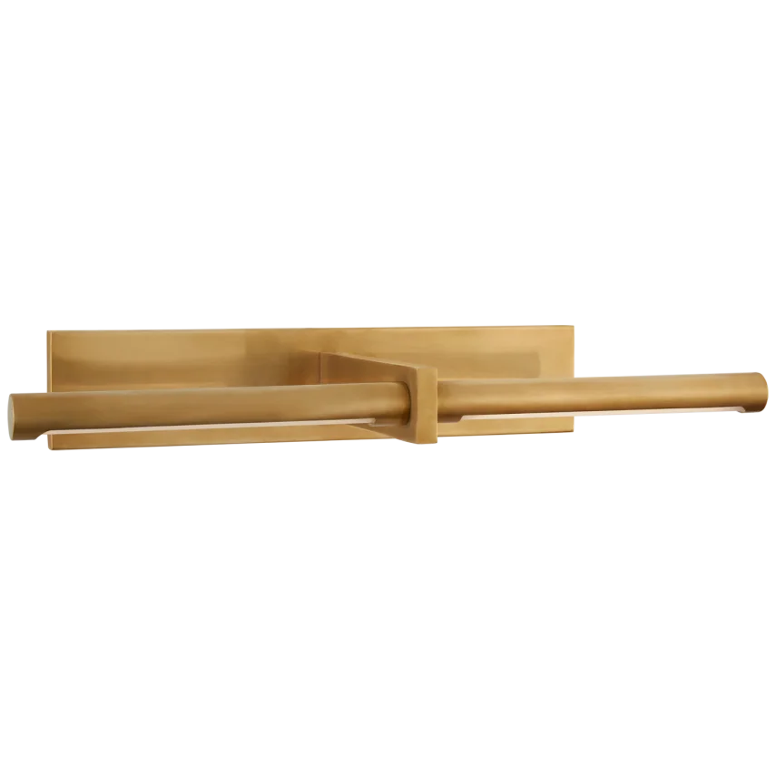 Axendra 18" Picture Light-Visual Comfort-VISUAL-KW 2733AB-Wall LightingAntique-Burnished Brass-1-France and Son