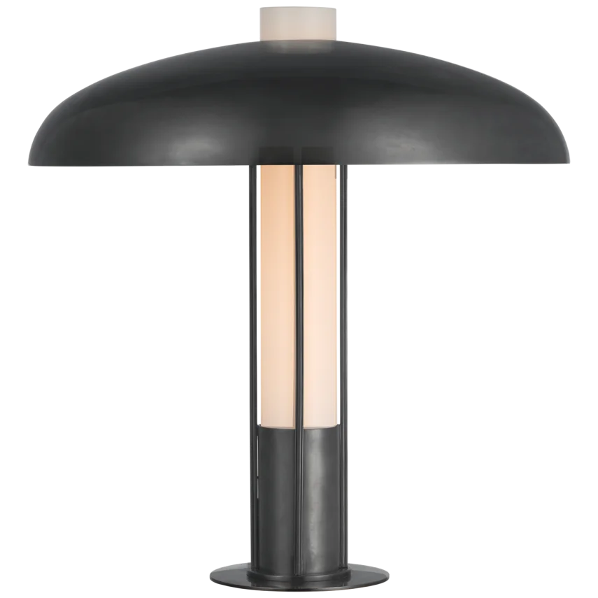 Tronsy Medium Table Lamp-Visual Comfort-VISUAL-KW 3420BZ-BZ-Table LampsBronze with Bronze Shade-3-France and Son