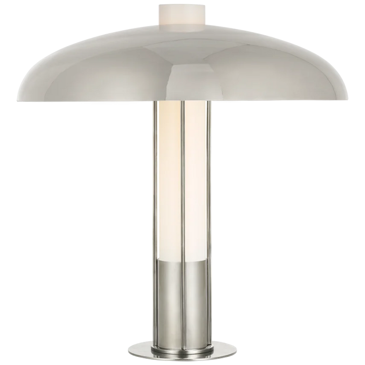 Tronsy Medium Table Lamp-Visual Comfort-VISUAL-KW 3420PN-PN-Table LampsPolished Nickel with Polished Nickel Shade-6-France and Son