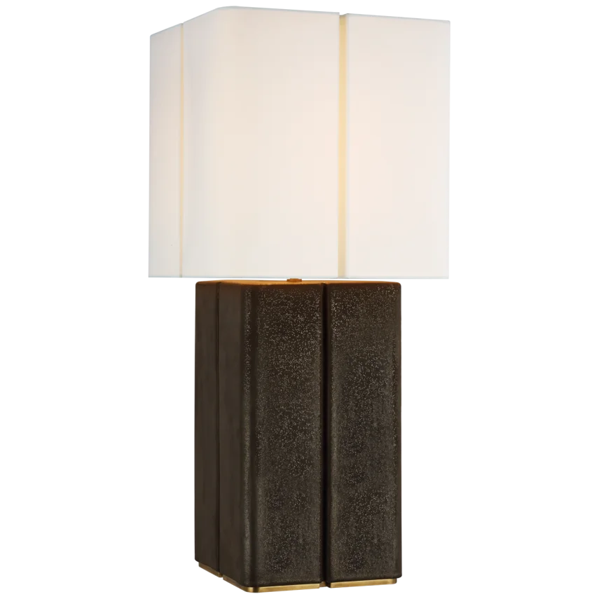 Monalisa Medium Table Lamp-Visual Comfort-VISUAL-KW 3666SBM-L-Table LampsStained Black Metallic-3-France and Son