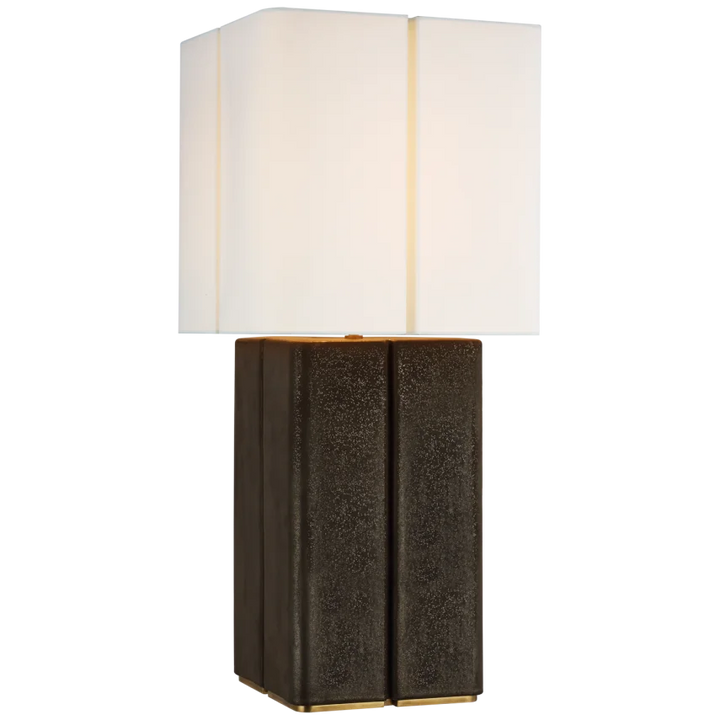 Monalisa Medium Table Lamp-Visual Comfort-VISUAL-KW 3666SBM-L-Table LampsStained Black Metallic-3-France and Son