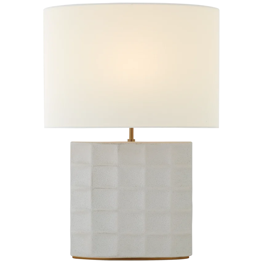 Struna Medium Table Lamp-Visual Comfort-VISUAL-KW 3682PRW-L-Table LampsPorous White-2-France and Son