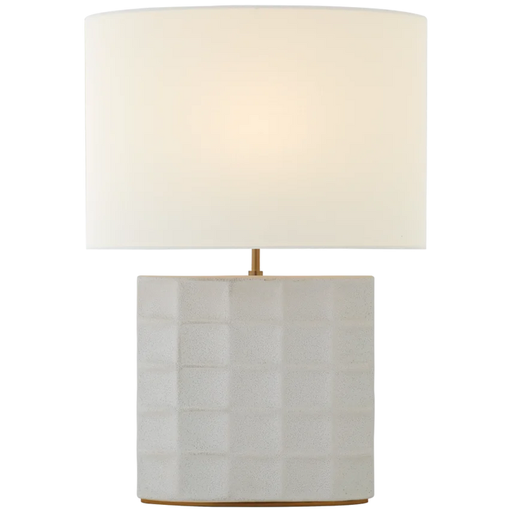 Struna Medium Table Lamp-Visual Comfort-VISUAL-KW 3682PRW-L-Table LampsPorous White-2-France and Son