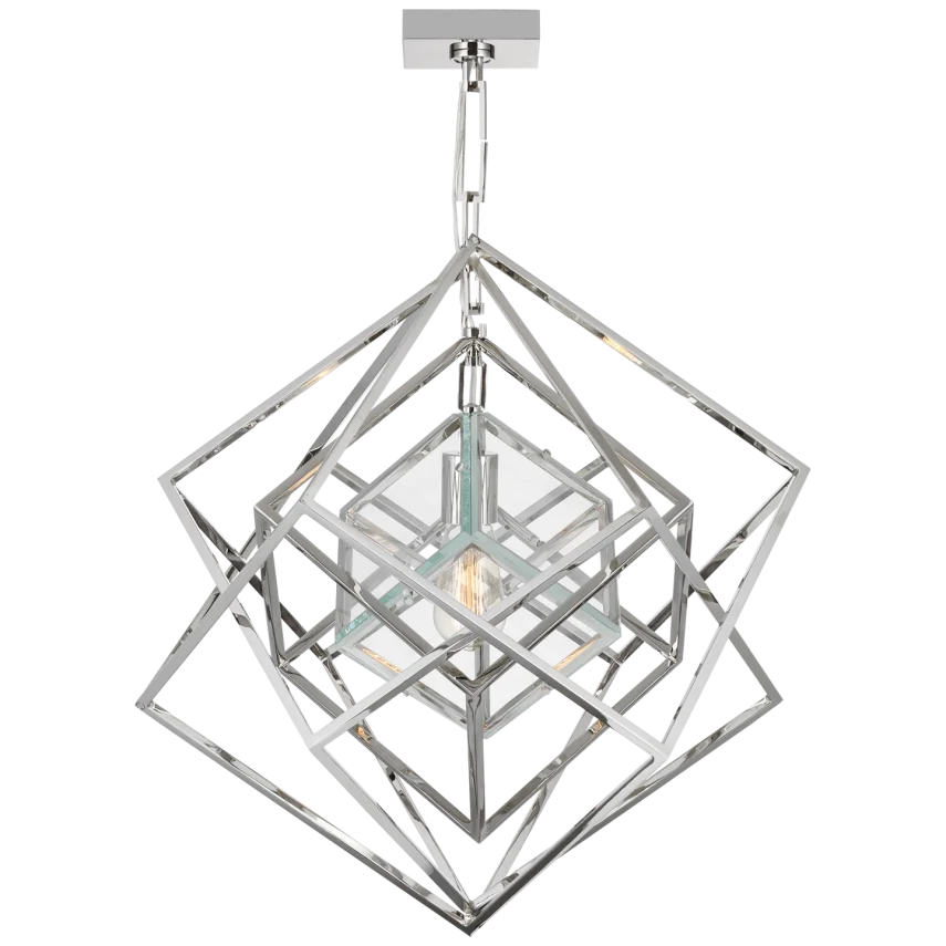 Casey Small Chandelier-Visual Comfort-VISUAL-KW 5020PN-CG-Chandeliers-1-France and Son