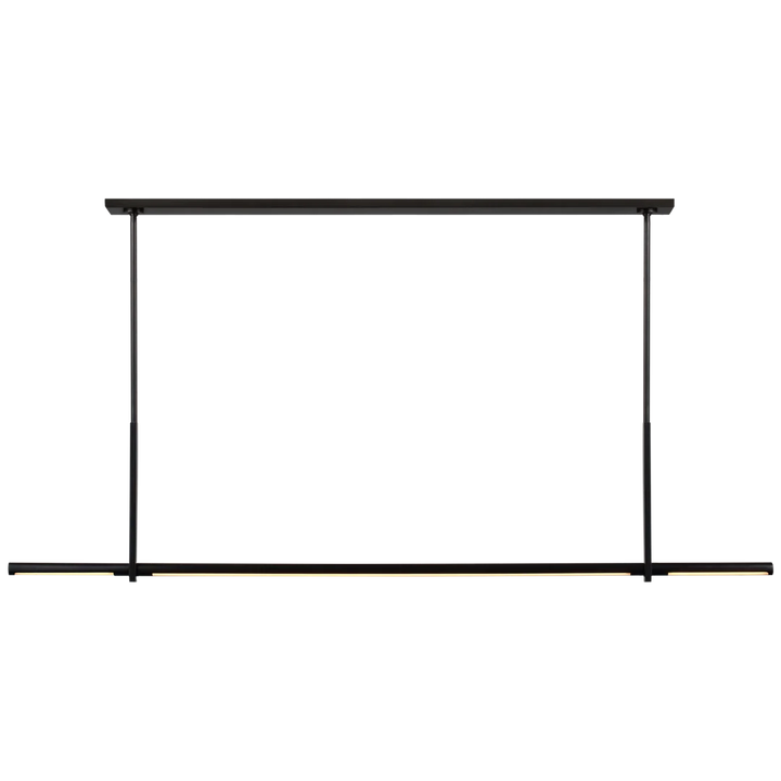 Alexa Large Linear Pendant-Visual Comfort-VISUAL-KW 5730BZ-PendantsBronze-2-France and Son