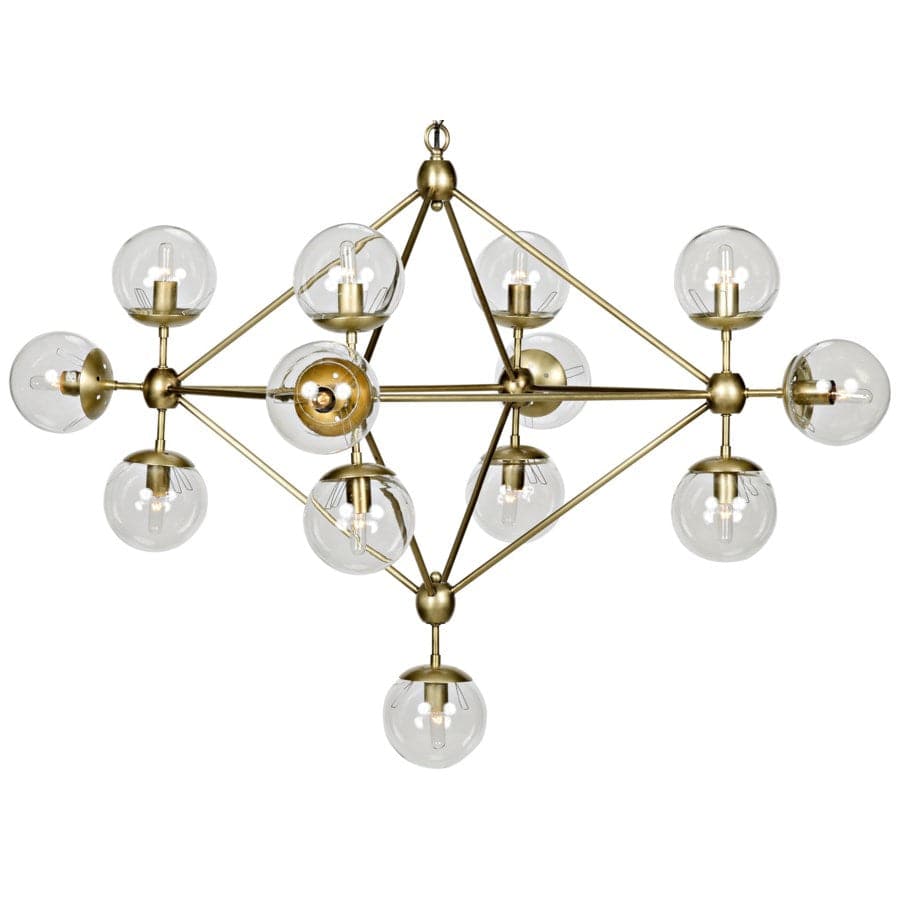 Pluto Chandelier-Noir-NOIR-LAMP478MB-S-ChandeliersSmall-Antique Brass-4-France and Son