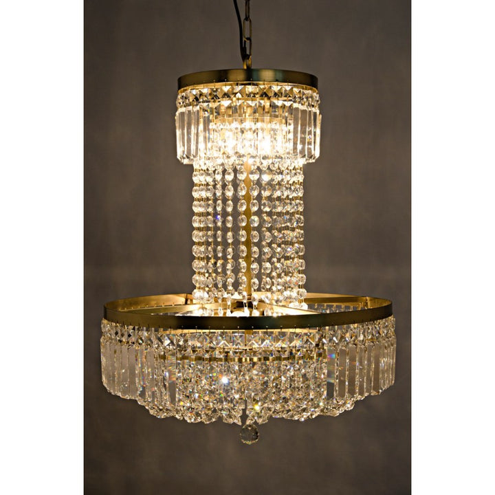 St. Petersburg Chandelier-Noir-NOIR-LAMP597MB-Chandeliers-2-France and Son