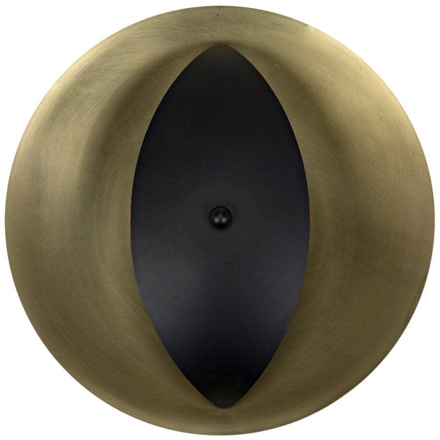 Bengal Sconce, Metal w/Brass Finish-Noir-NOIR-LAMP745MB-Wall Lighting-3-France and Son