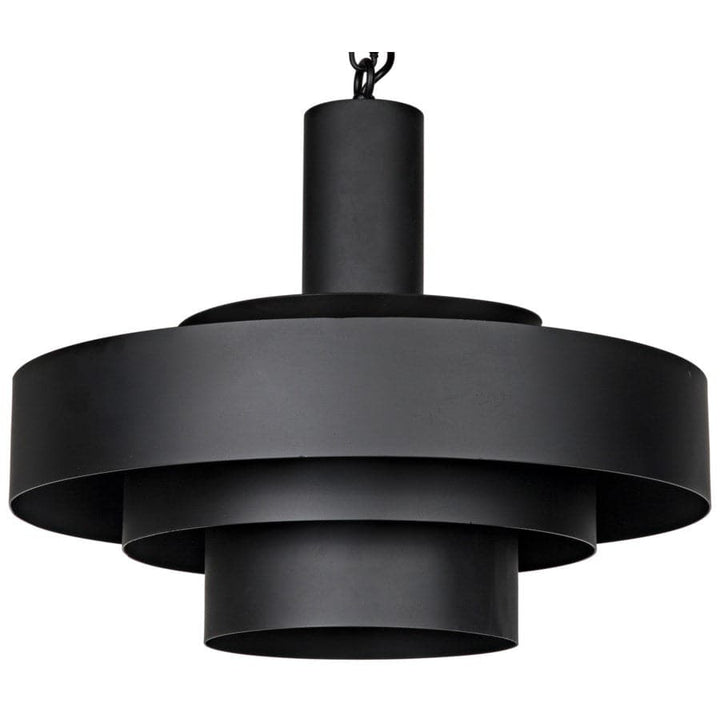 Parlor Pendant, Black Metal-Noir-NOIR-LAMP753MTB-Pendants-1-France and Son