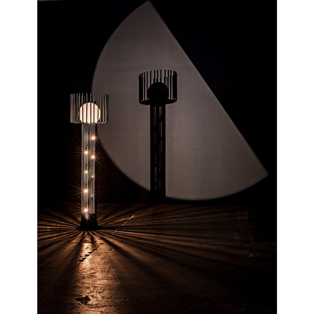 Lucis Floor Lamp - Black Steel-Noir-NOIR-LAMP758MTB-Floor Lamps-2-France and Son