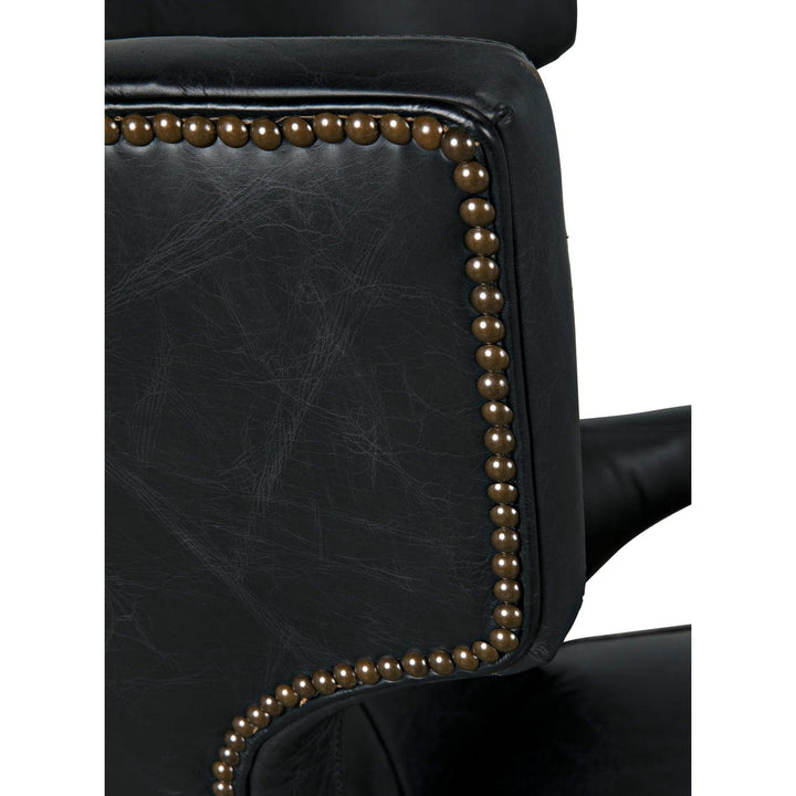 Heracles Chair - Leather-Noir-NOIR-LEA-C0387-1D-Lounge Chairs-7-France and Son